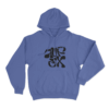 Auf Ex Logo Unisex Hoodie Blue