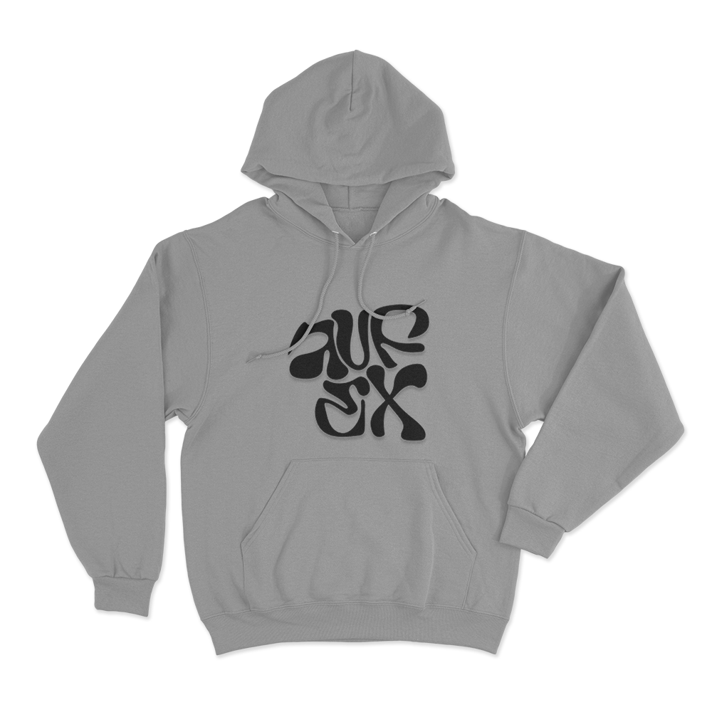 Auf Ex Logo Unisex Hoodie Grey Auf Ex Logo Unisex Hoodie Grey