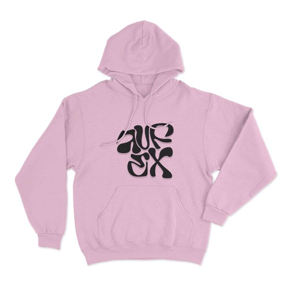 Auf Ex Logo Unisex Hoodie Pink Auf Ex Logo Unisex Hoodie Pink