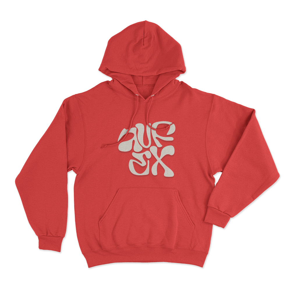Auf Ex Unisex Hoodie Red Auf Ex Unisex Hoodie Red