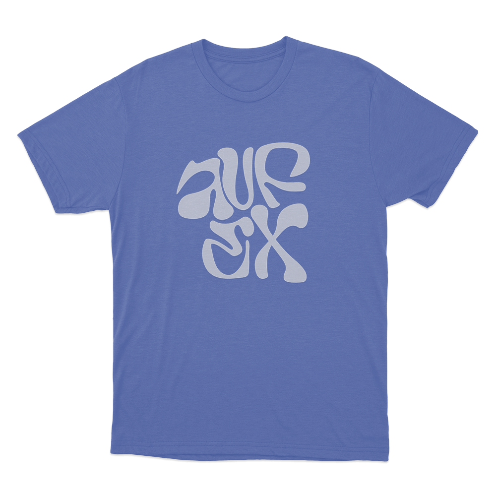 Auf Ex Unisex T Shirt Blue Auf Ex Unisex T Shirt Blue