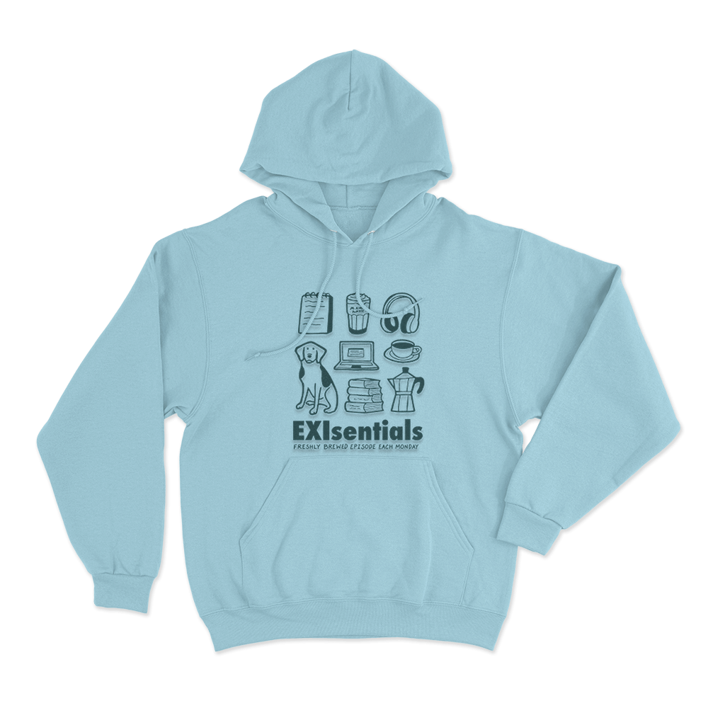 EXIsentials Unisex Hoodie Sky Blue EXIsentials Unisex Hoodie Sky Blue