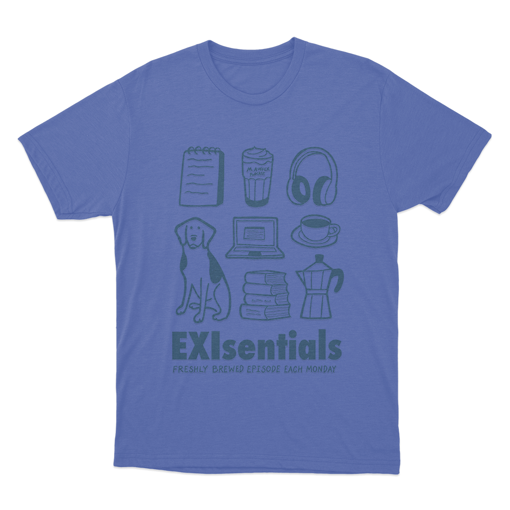 EXIsentials Unisex T Shirt Blue EXIsentials Unisex T Shirt Blue