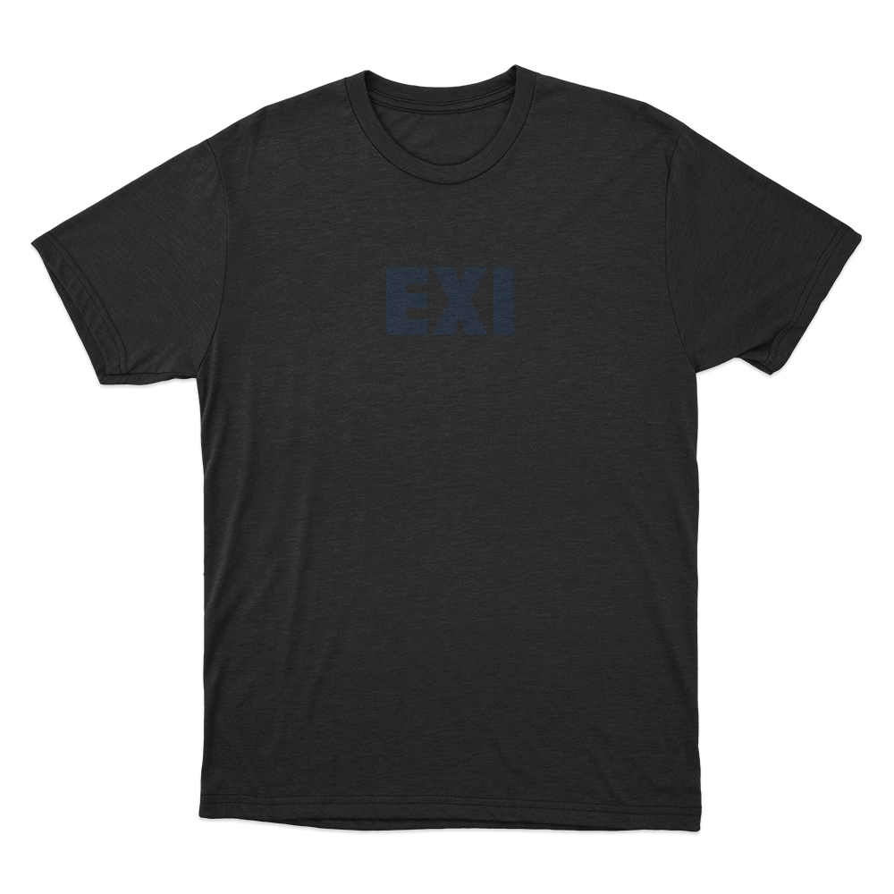 Minimal EXI Unisex T Shirt Black Minimal EXI Unisex T Shirt Black