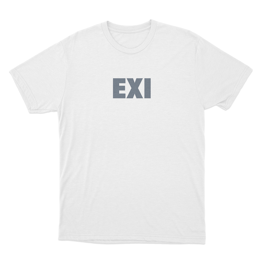 Minimal EXI Unisex T Shirt White Minimal EXI Unisex T Shirt White